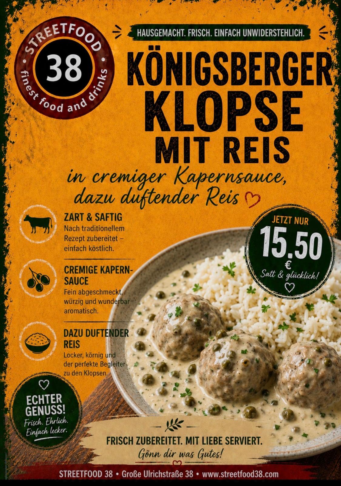 Königsberger Klopse Flyer