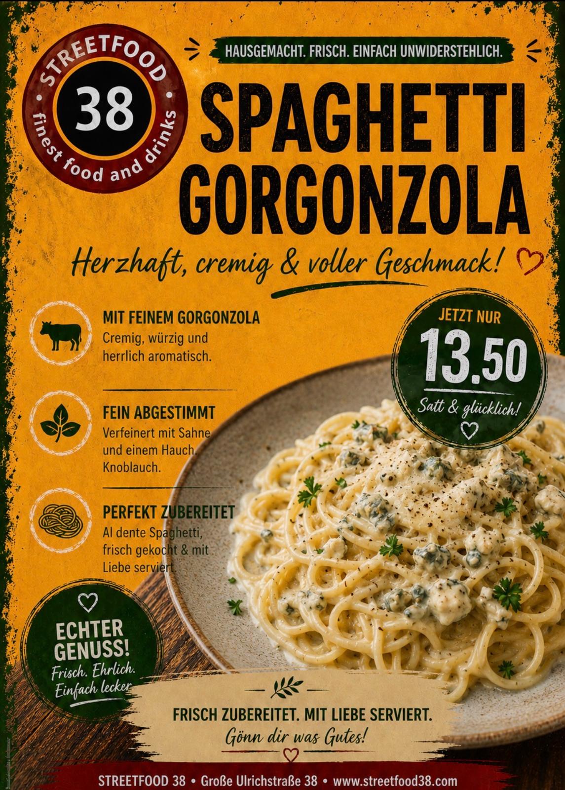Spaghetti Gorgonzola